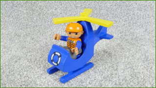 Lego Duplo vrtulník s pilotem
