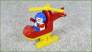 Lego Duplo vrtulník s pilotem