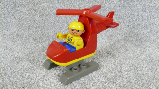 Lego Duplo vrtulník s pilotem