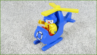 Lego Duplo vrtulník s pilotem