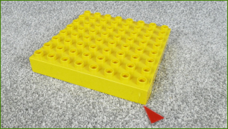 Lego Duplo podložka - 1 prasklinka