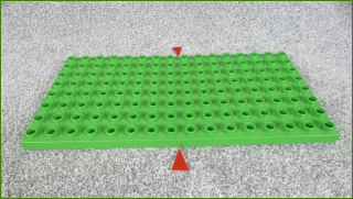 Lego Duplo podložka - 2 prasklinky