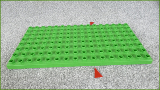 Lego Duplo podložka - 2 prasklinky