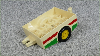 Lego Duplo přívěsný vozík - připojení bylo mírně naprasklé - pravděpodobně použit sekunďák