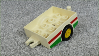 Lego Duplo přívěsný vozík - připojení bylo mírně naprasklé - pravděpodobně použit sekunďák