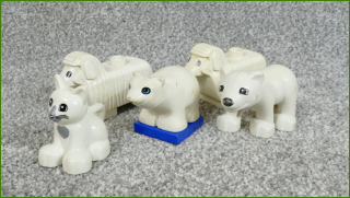 Lego Duplo zvířátka - horší stav