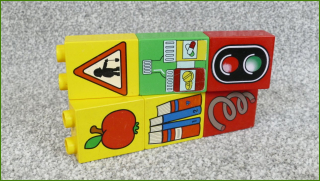 Lego Duplo kostky s obrázky
