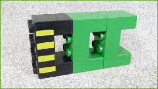 Lego Duplo kostky s obrázky - škráblé