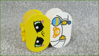 Lego Duplo hlavy postaviček/zvířátek