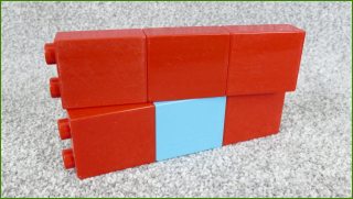 Lego Duplo kostky 1x2x2