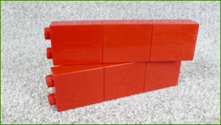 Lego Duplo kostky 1x2x2