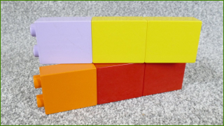 Lego Duplo kostky 1x2x2