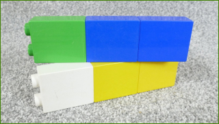 Lego Duplo kostky 1x2x2
