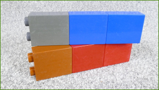 Lego Duplo kostky 1x2x2