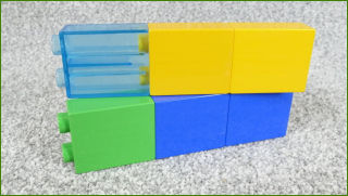 Lego Duplo kostky 1x2x2