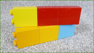 Lego Duplo kostky 1x2x2