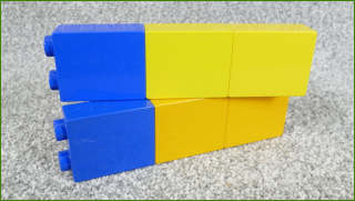 Lego Duplo kostky 1x2x2