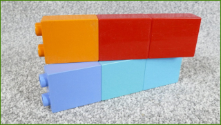 Lego Duplo kostky 1x2x2