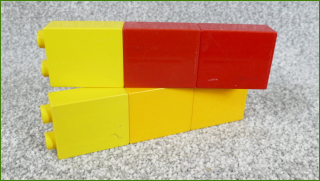 Lego Duplo kostky 1x2x2