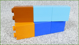Lego Duplo kostky 1x2x2