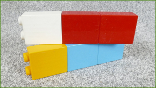 Lego Duplo kostky 1x2x2