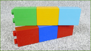 Lego Duplo kostky 1x2x2