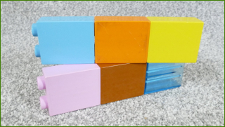 Lego Duplo kostky 1x2x2