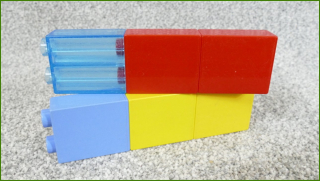 Lego Duplo kostky 1x2x2