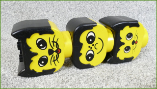 Lego Duplo hlavy s oky