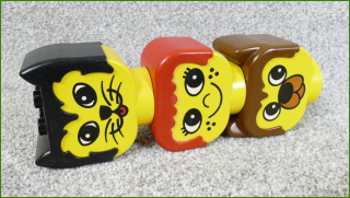 Lego Duplo hlavy s oky