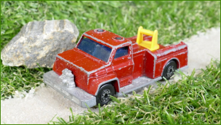 Autíčko Matchbox No.13 Snorkel Fire Engine(Lesney) - bez žebříku