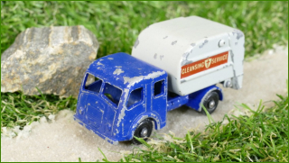 Model Autíčka Matchbox No.15 - Tippax Refuse Collector (Lesney)