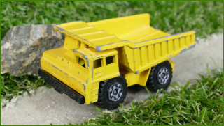 Model Autíčka Matchbox No.58 - Faun Dump Truck (Lesney)