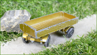 Model Autíčka Matchbox No.2 - Mercedes Trailer (Lesney) - ulomené připojení