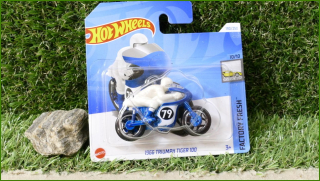 Angličák Model Motorky Hot Wheels 1966 Triumph Tiger 100 (FACTORY FRESH)