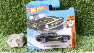Angličák Model Autíčka Hot Wheels ´67 Ford Mustang Coupe (MUSCLE MANIA)