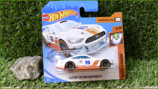 Angličák Model Autíčka Custom Hot Wheels ´18 Ford Mustang GT (MUSCLE MANIA)