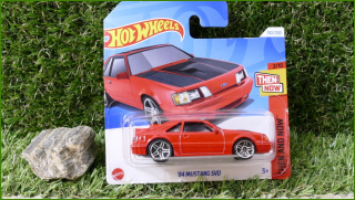 Angličák Model Autíčka Hot Wheels ´84 Mustang SVO (THEN AND NOW)