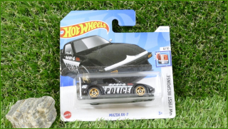 Angličák Model Autíčka Hot Wheels Mazda RX-7 (HW FIRST RESPONSE)
