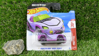 Angličák Model Autíčka Hot Wheels Monster High Ghoul Mobile (MATTEL)