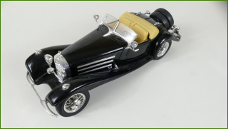 Kovový Model Bburago 1:18 - Mercedes Benz 500 K Roadster (1936) - Viz Popis