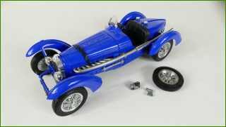 Kovový Model Bburago 1:18 - Bugatti Type 59 (1934) - Viz Popis