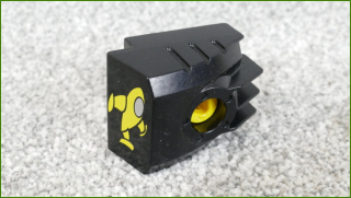 Lego® Duplo® Toolo® Kostka 2x2 - Černá (Obrázek Stíhačky)