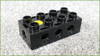 Lego® Duplo® Toolo® Kostka 2x4 Černá