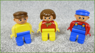 Lego Duplo figurky 3ks