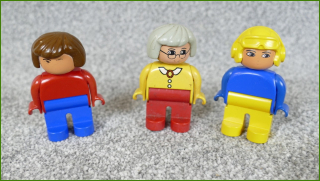 Lego Duplo figurky - horší stav