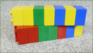 Lego Duplo kostky - horší stav