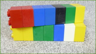 Lego Duplo kostky - horší stav
