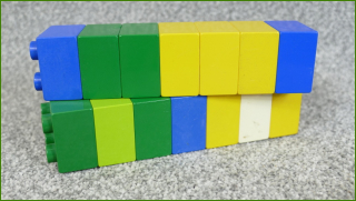 Lego Duplo kostky - horší stav