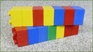 Lego Duplo kostky - horší stav